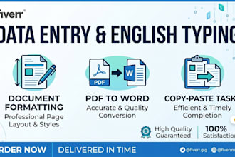 do fast english typing and formatting