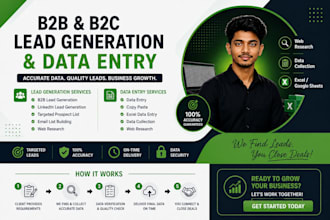 lead generation b2b research and accurate data entry