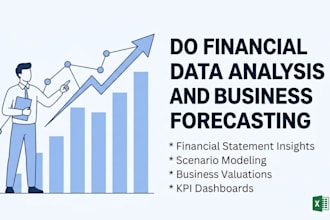 do financial data analysis and business forecasting
