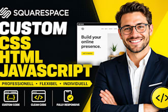 add custom CSS HTML and javascript to your squarespace website