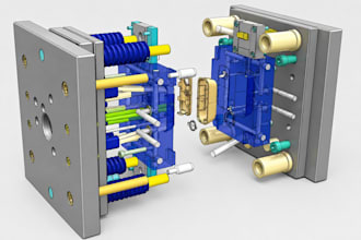 design custom replacement parts, parametric cad and injection mold ready models