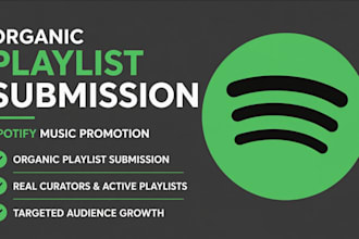 do organic album submission or curator spotify track