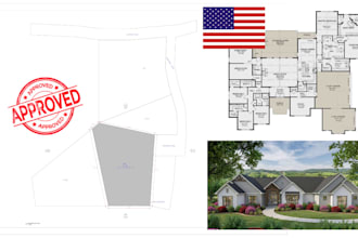 fix permit comments and revise construction drawing for building permit approval