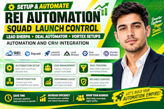 setup rei automation squad CRM launch control lead sherpa deal automator vortex