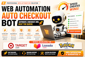 build auto checkout bot auto pokemon card bot auto buying bot auto purchase bot