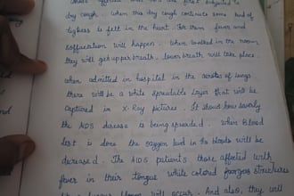 write notes with clean and good handwriting