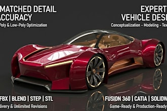 design automotive car body kit widebody kit fusion 360 model