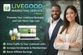 organic livegood promotion, live good tour MLM promotion for sign up leads