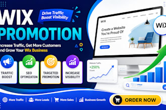 promote your wix website with seo marketing and traffic growth strategies
