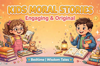 write engaging moral stories, kids bedtime stories and wisdom tales