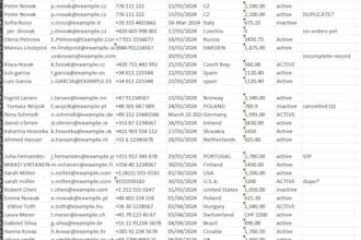 clean up and format your messy excel spreadsheet or CSV data file