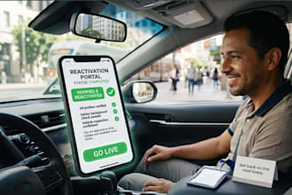 uber reactivation, amazon flex reactivation, spark reactivation and lyft