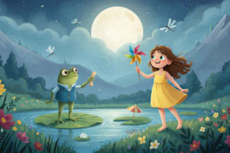 children book illustrations and children book cover