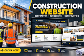 design construction website contractor website construction remodeling  website