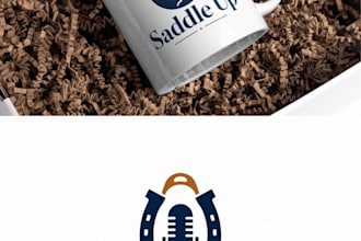 make creative podcast logo design