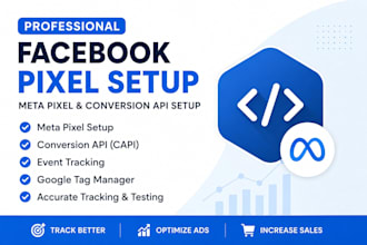 setup facebook pixel, meta pixel and conversion API tracking