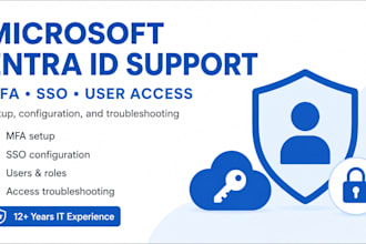 configure microsoft entra id mfa sso and user access