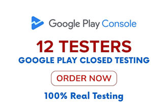 provide 12 testers for google play console closed testing