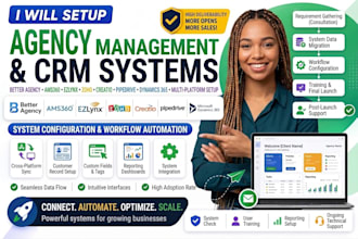 setup better agency  ams360 ezlynx zoho creatio pipedrive micosoft dynamics 365