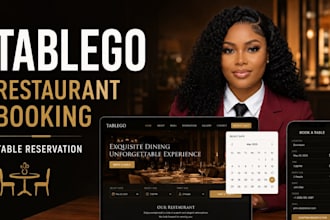 design tablego restaurant booking and table reservation booking website