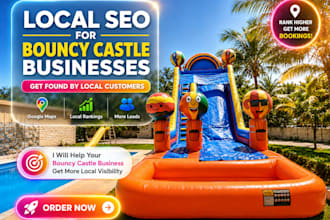 rank your bouncy castle hire business on google