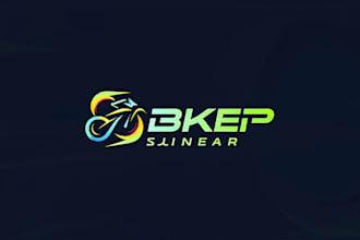 do make bike race new style modern logo design