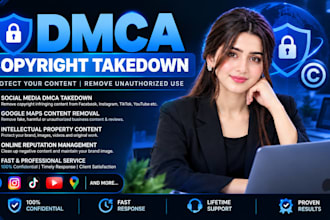 handle dmca takedown and google maps content removal