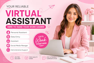 be your trusted virtual assistant personal assistant for data entry assistant