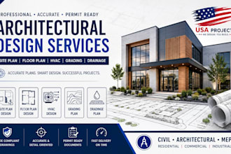 design site plan floor plan hvac grading drainage drawings in texas nevada ohio