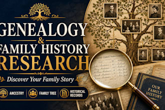 do genealogy research and build your family tree