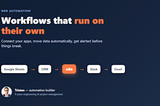 build n8n automation workflows to connect your apps and save time