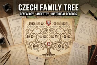 research your czech family tree, genealogy, ancestry and historical records