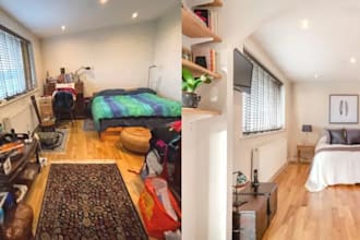 do realistic virtual staging for your real estate photos,360 virtual staging