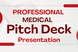 design startup pitch deck, healthcare pitchdeck, medical powerpoint presentation