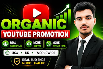 do organic youtube video promotion for channel growth