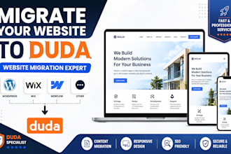 migrate your website to duda from wordpress, wix or webflow