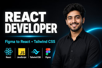 build a responsive react website with tailwind CSS
