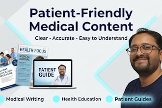 write patient friendly medical content and health education materials