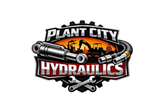 design awesome attractive hydraulic  logo with express delivery