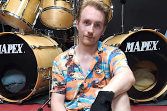 record your drum tracks
