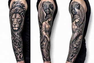 create unique realism tattoo design with my style