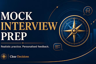 prepare you for your job interview with a realistic mock interview