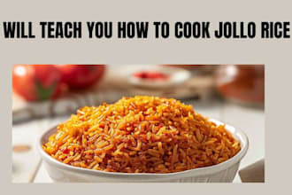 teach you how to cook jollof rice with detail recipe