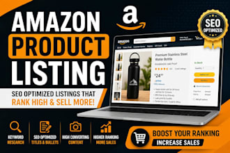 creat optimize amazon product listings