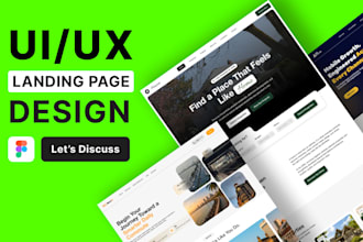 design figma website UI UX, landing page, and web design