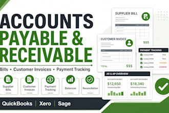manage your accounts payable bills and accounts receivable