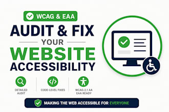 audit and fix your website for wcag and eaa accessibility