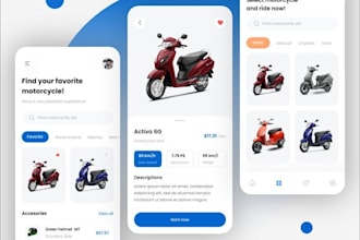 build ride sharing app, e bike rental app, e scooter app, booking app, ar app