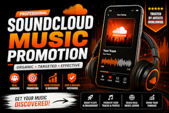 promote your soundcloud music organically to real listeners