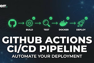 set up ci cd pipeline with github actions for your project